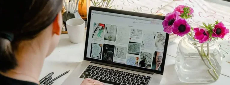 woman at laptop